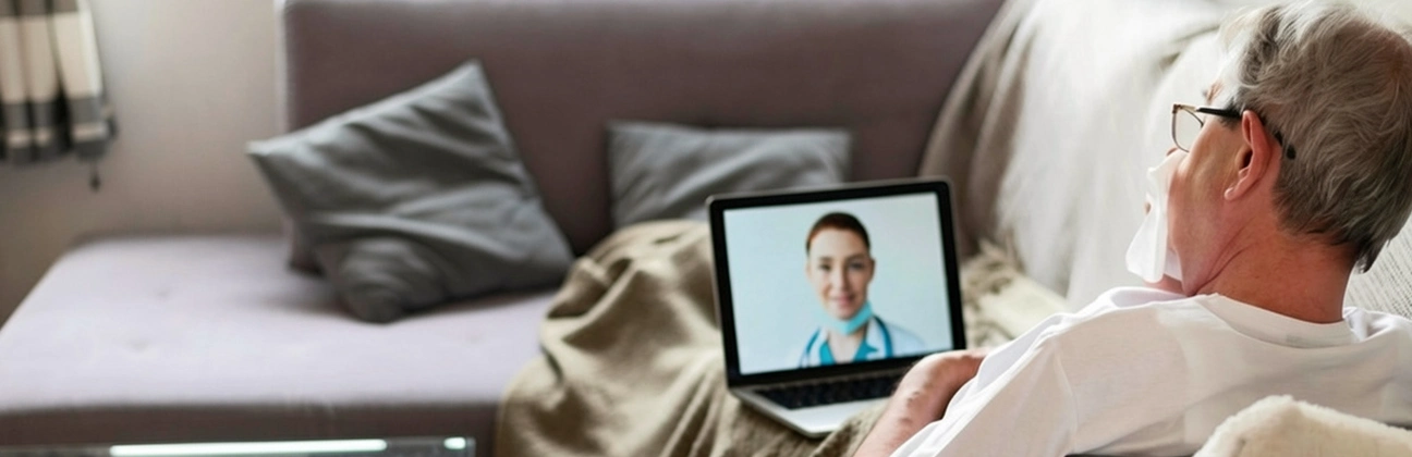 Telehealth consultation with an Australian doctor discussing Medicare bulk billing eligibility