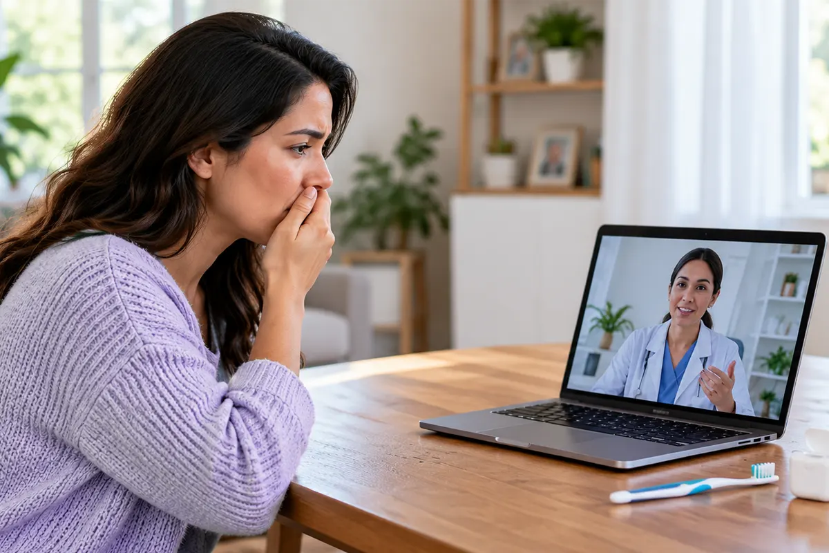 Bad breath, medically called halitosis